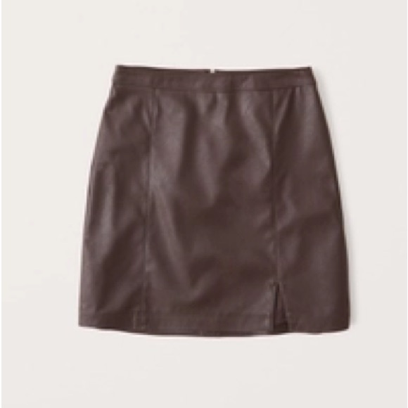 Abercrombie Vegan Leather Skirt XS - Picture 5 of 5